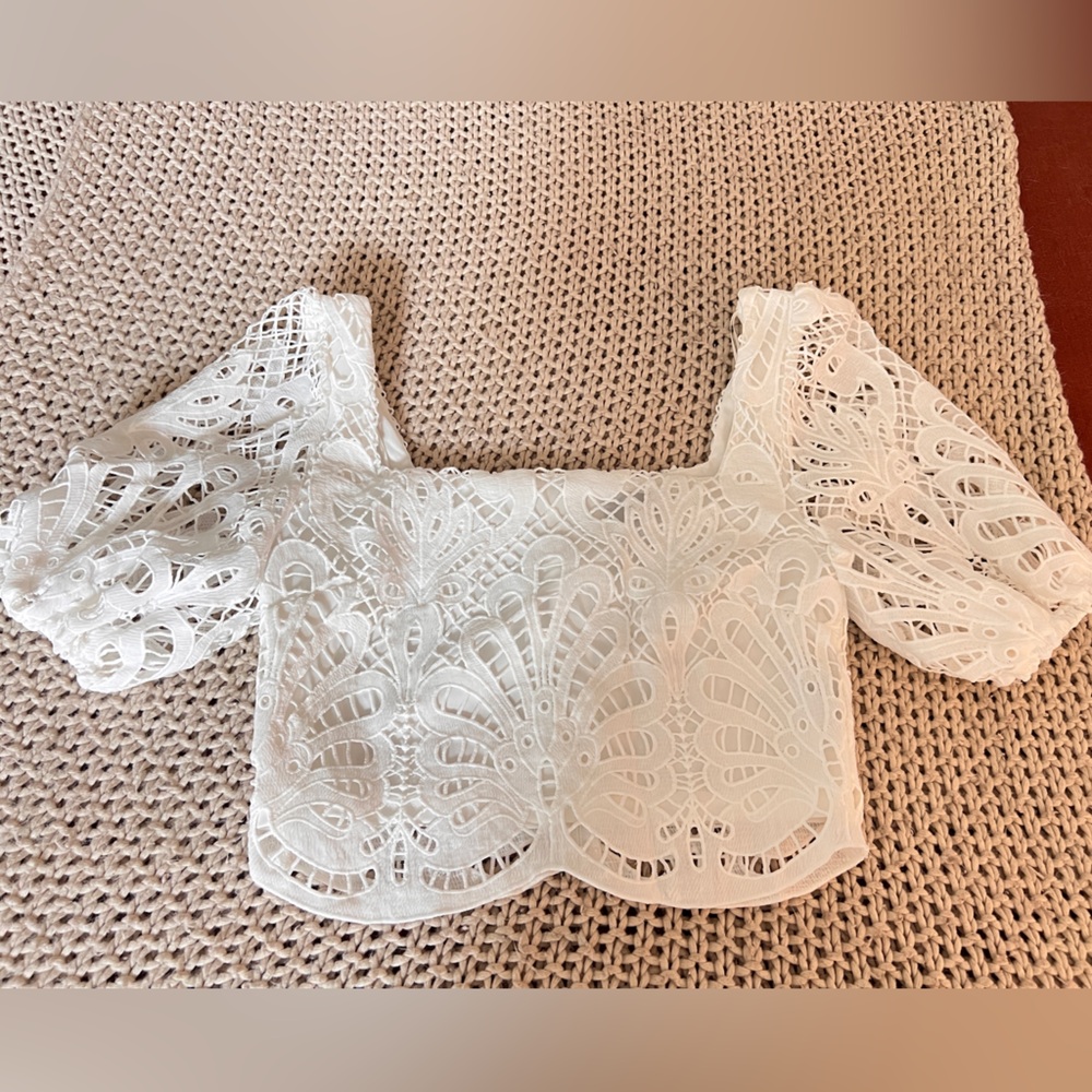 Vici Ivory Lace Blouse